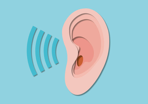 Hearing, conceptual illustration