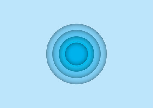 Concentric circles, illustration