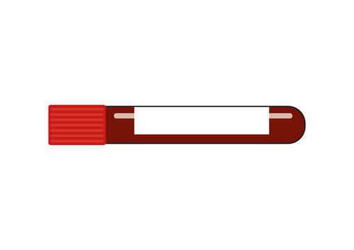Blood sample, illustration