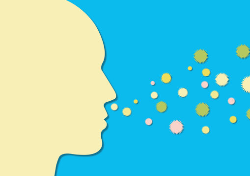 Hay fever, conceptual illustration