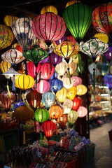 colorful Vietnam lanterns in Hoi An  © Julia Krupeneva