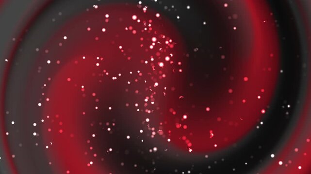 animated red black and gray gradient background swirling abstract with sparkling particles. Perfect for festive designs, backgrounds, and energetic themed projects.