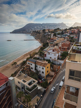 View from above to Calp