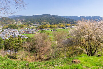 甘樫丘から眺める明日香村の風景　奈良県明日香村にて © photop5