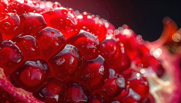 Red pomegranate