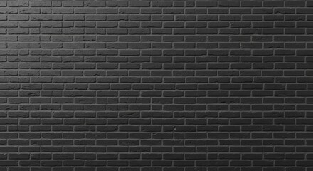 Fototapeta premium Dark Gray Brick Wall Texture Background for Design.