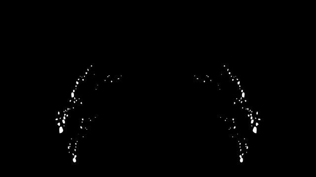 Flash fx explosion element Liquid Animation, hand-drawn smoke blast animation, 2d cartoon style with alpha channel, 4k pre-rendered clip, Splash Element Animation, Cartoons, Video.4k