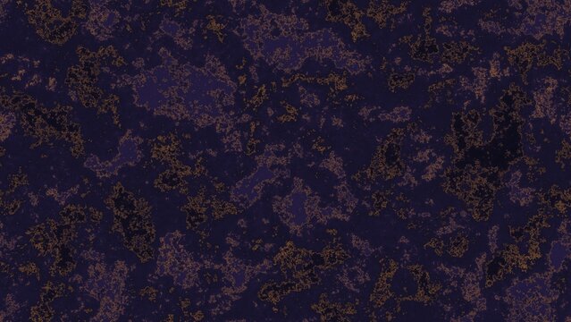 Midnight galaxy and copper fluid marble seamless texture. Elegant abstract liquid background for luxury design.