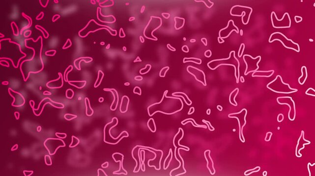 Pink glowing organic shapes abstract background. Perfect for eco-friendly, nature themed designs, environmental campaigns, or futuristic technology concepts.