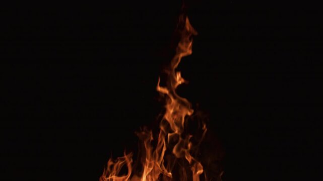 Fire blazing strong energy. Fire burning realistic inferno. Fire glowing detailed texture. Fire visual effect element.
