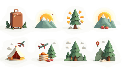 A stylized illustration of a teepee evokes feelings of history and cultural heritage. Ideal for educational materials, travel promotions, or designs r © AM
