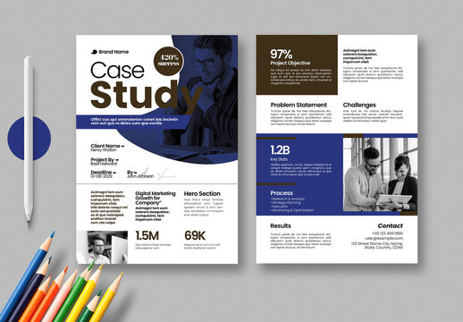 Professional Business Case Study Report Layout