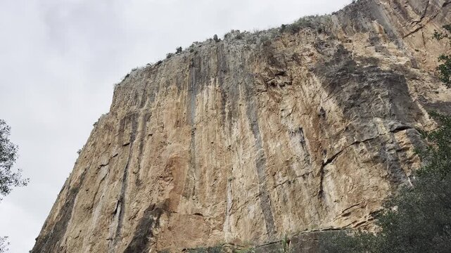 Turia River Canyon in Chulilla Valencia Spain Scenic Landscape View

