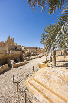 Riyadh Salwa Palace in the historic district of At-Turaif UNESCO World Heritage site in Riyadh, Saudi Arabia