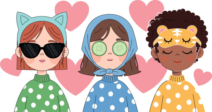 Cute cartoon monkey character vector collection with tropical jungle leaves in various playful poses for kids design