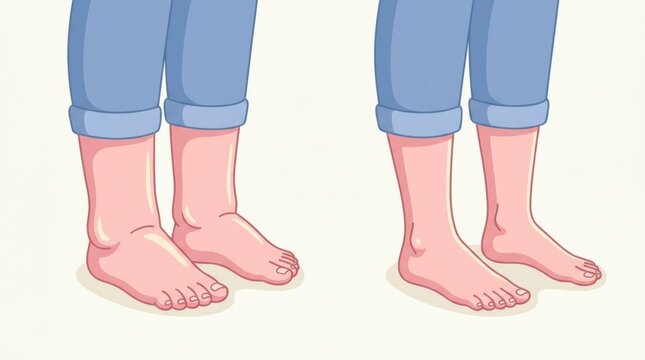 Comparison of Common Pregnancy Symptoms Affecting Feet and Ankles With Focus on Swelling and Changes in Appearance During Pregnancy