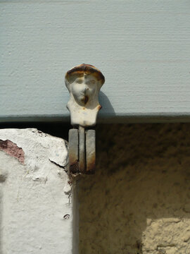 Weathered Architectural Face