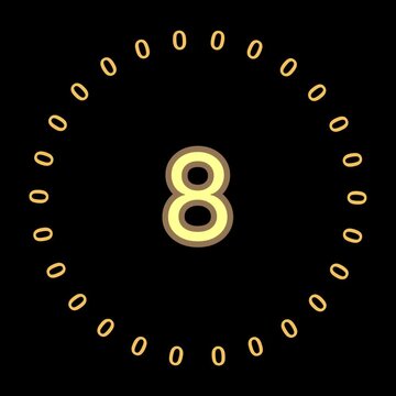 countdown intro video with numbers from 10 to 1