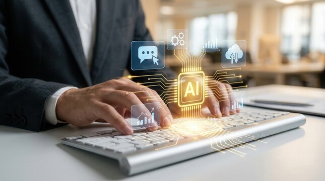 Enterprise AI toolkit for automating business processes with a central processor.