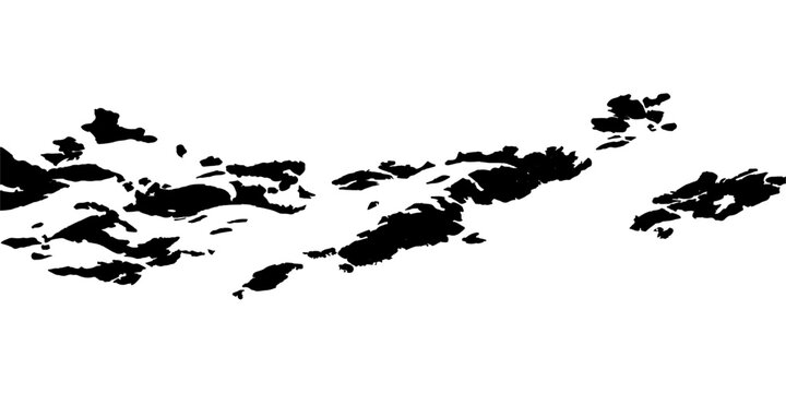 Abstract clouds artfully depicted in monochrome, offering a minimalist yet captivating view.