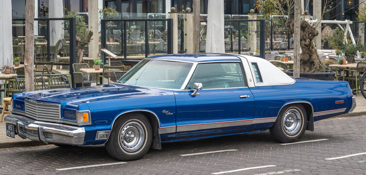Katwijk aan Zee, The Netherlands, 11.04.2026, Dodge Royal Monaco Premium 1976 at the old timer car show