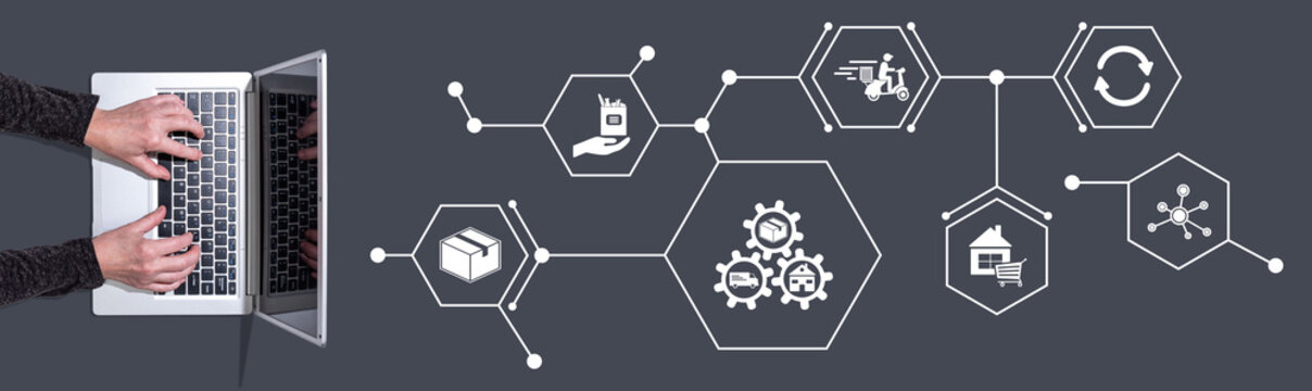 Concept of home delivery