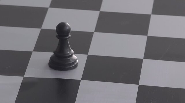 Ambition and triumph  Black pawn  kills white king - Strategic Dominance and Takeover