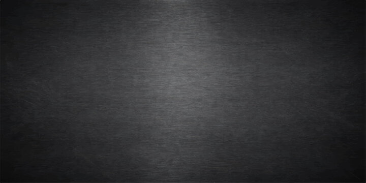 A dark black leather texture with a rough grunge pattern creates a vintage grey material surface for a blank charcoal canvas backdrop or textured wallpaper design