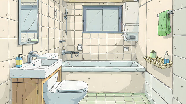 Discover the Charm of a Modern Bathroom: A Stylish Space Featuring Efficient Design, Clean Lines, and a Welcoming Atmosphere Perfect for Your Home Renovation Ideas