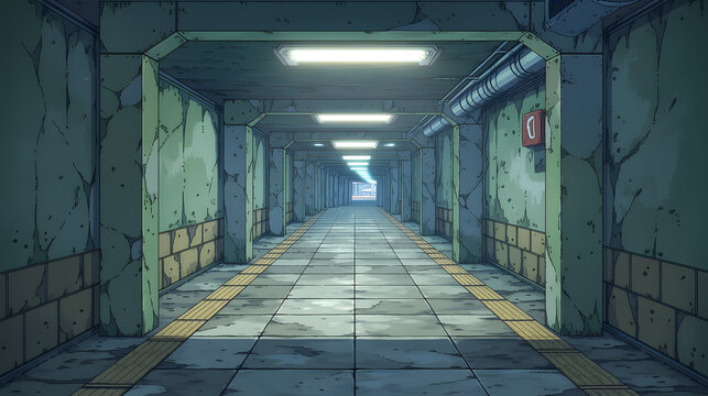 Exploring the Depths of a Unique Architectural Corridor: A Captivating Journey through Urban Design and Structural Aesthetics