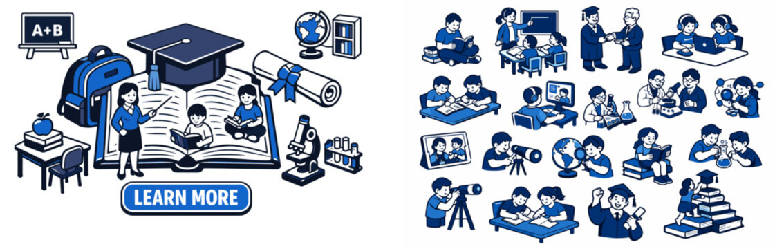Education and Learning Icons