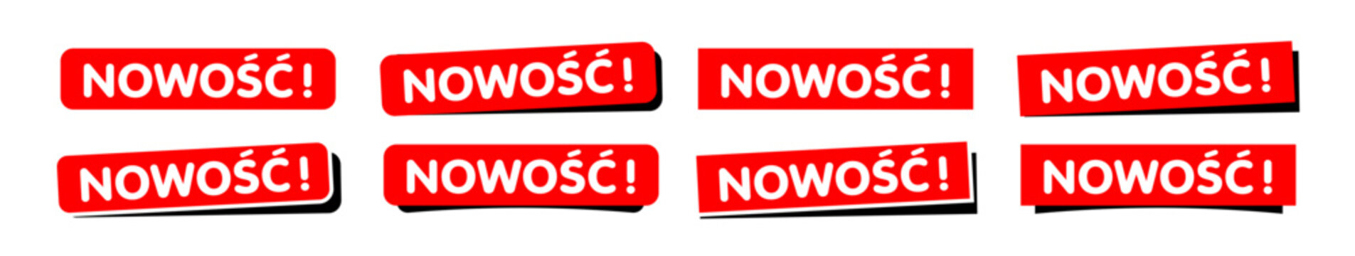 Nowość!, New! or Novelty! in polish	