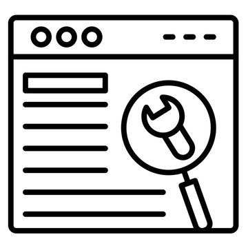 Search Console Vector Icon