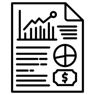 Expense Summary Vector Icon