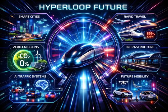 Hyperloop High-Speed Transportation Concept for Future Travel and Advanced Mobility Technology