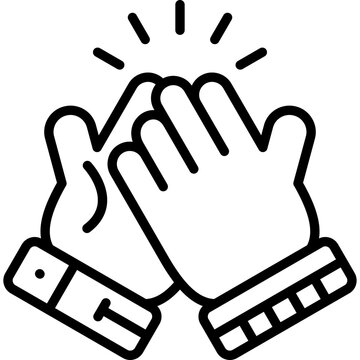 High Five Vector Icon