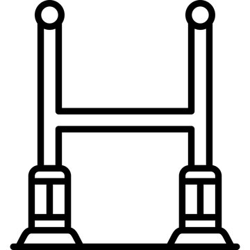 Rugby Goal Vector Icon