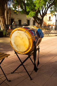 Tambora, a percussion instrument used in merengue, a typical Dominican music