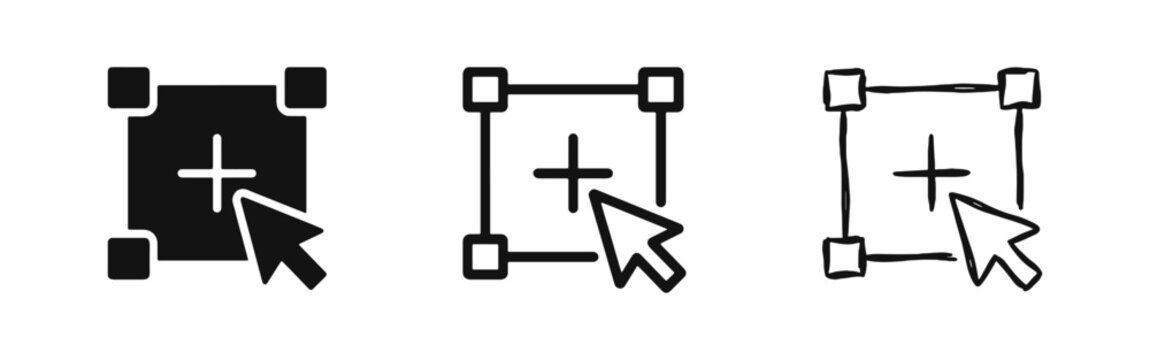 Selection Tool and Graphic Design Icons