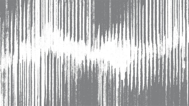 Abstract vertical textured gray and white stripes pattern with distressed effect
