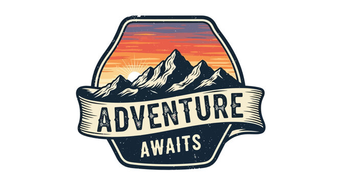 Adventure Awaits Travel Logo Design.