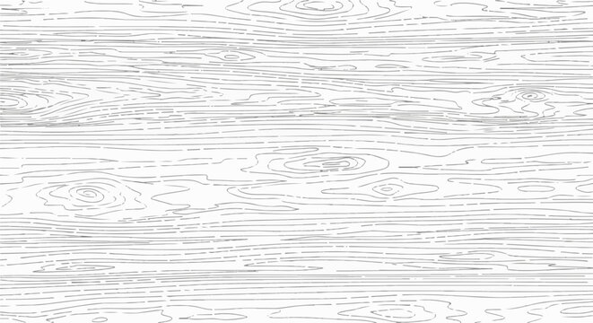 A black and white line drawing of wood grain texture with natural patterns
