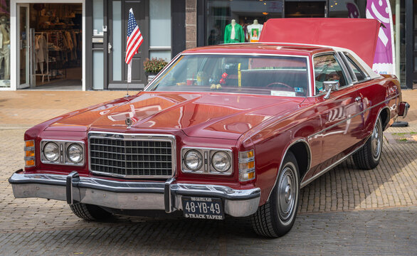 Katwijk aan Zee, The Netherlands, 11.04.2026, Ford LTD 1976 2nd generation, classic american car at the old timer show