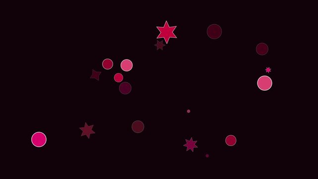 Pink and purple sparkles animation loop seamless background, glitter shimmer