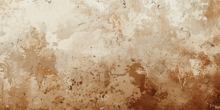 A grungy vintage backdrop featuring aged rusty metal texture with a rough brown surface and antique pattern for a dirty industrial design