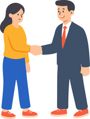 Fototapeta premium Professional Handshake Business Agreement Deal