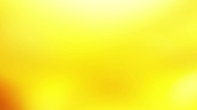 Bright yellow and lemon gradient loop with smooth waves. Abstract holographic light effect creates a fresh modern texture. Perfect for futuristic intro, outro, or wallpaper background