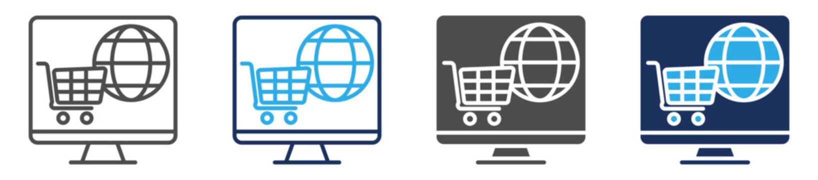 ecommerce icon set multi concept