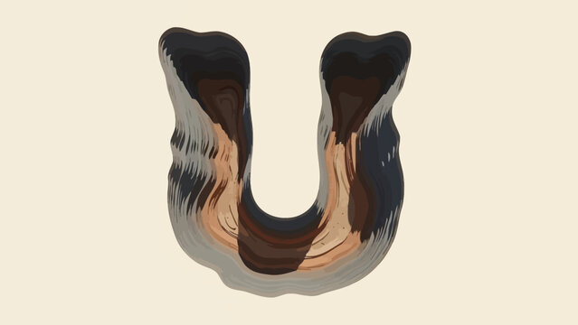 Golden dental retainer or mouth guard.