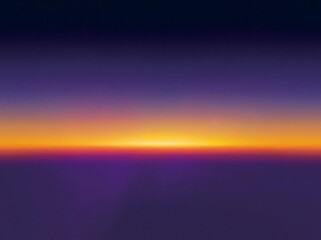 Fototapeta premium Nightfall gradient sky, deep navy and purple tones with faint glowing horizon in warm amber